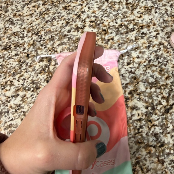 iPhone 13 Pro - Special Edition Amber Massey Sherbet color Loopy Case - Picture 2 of 3